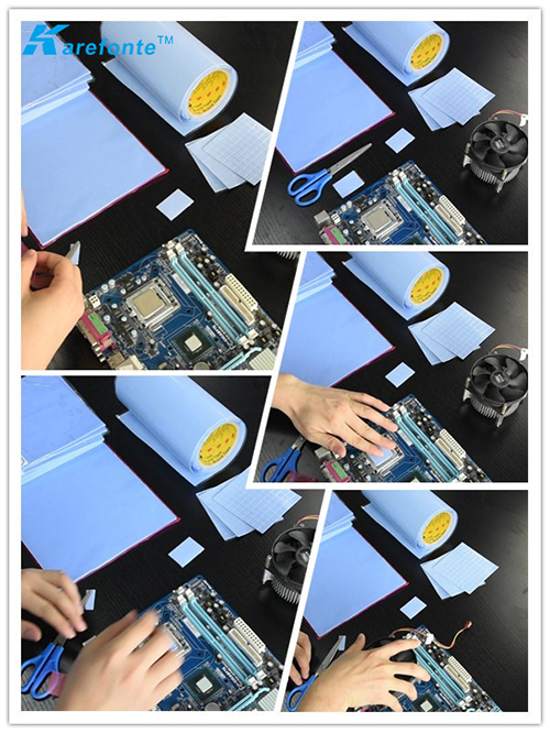 导热硅胶片使用方法